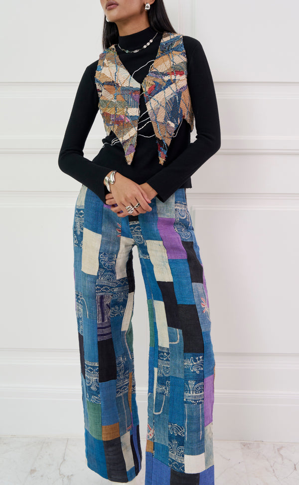 ARTISAN PATCHWORK TROUSERS