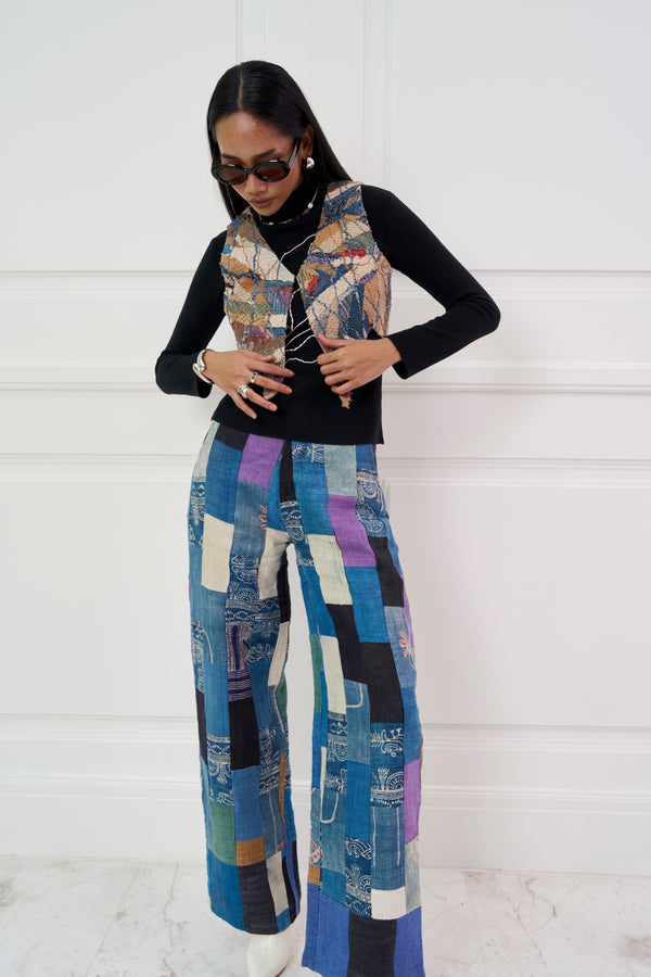 ARTISAN PATCHWORK TROUSERS